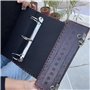 Handborncraft Classeur à Anneaux en Cuir pour Homme - Grand Organiseur de Dossier à 3 Anneaux de 7,6 cm avec Motif Arbre de Vie