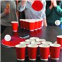 THE TWIDDLERS 50 Balles de Ping-Pong Blanches pour Beer Pong, Jeux, Tennis de Table, Jeux à Boire & Fêtes - 40mm - Solides, Robu