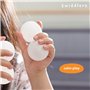 THE TWIDDLERS 50 Balles de Ping-Pong Blanches pour Beer Pong, Jeux, Tennis de Table, Jeux à Boire & Fêtes - 40mm - Solides, Robu