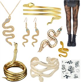 XHBTS Lot de 10 bijoux serpent - Bracelet