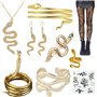 XHBTS Lot de 10 bijoux serpent - Bracelet