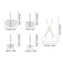 Gâteau Fleur Nails Clou A Fleur Patisserie Clous à Fleurs En Acier Inoxydable Ciseaux En Fondant Gâteau Décor Bâton De Crème Gla