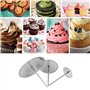 Gâteau Fleur Nails Clou A Fleur Patisserie Clous à Fleurs En Acier Inoxydable Ciseaux En Fondant Gâteau Décor Bâton De Crème Gla