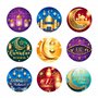 Lot de 24 cartes de vœux Ramadan Mubarak avec enveloppes, cartes de vœux Ramadan Mubarak, cartes pliantes avec enveloppes et aut