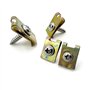 NICAVKIT Lot de 200 Assortiment de vis et d'écrous cage pour garde-boue de voiture, Carénage Spire Vitesse Clips Pince Fixation 