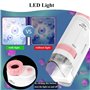 AiNinXun Microscope portable de poche pour enfants, garçons et filles, cadeau scientifique, microscope monoculaire 200x avec lum