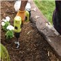 QeeHeng Mèche Jardin Tarière 2 Pièces, Ø80mm×300mm + Ø40mm×220mm Forets de Jardin en Spirale, Outil de Plantation Pratique pour 