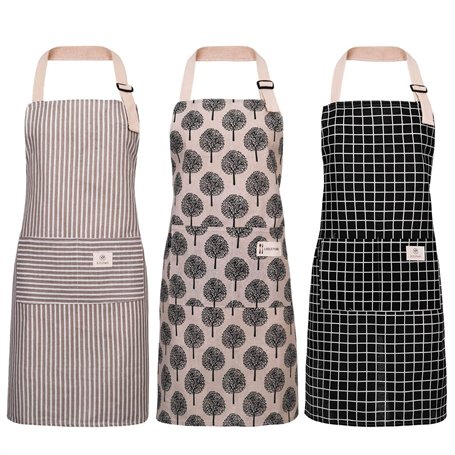 KroY PecoeD 3 Pièces Tablier de Cuisine