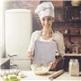 KroY PecoeD 3 Pièces Tablier de Cuisine, Chef Tabliers Femme Réglable avec Poches Anti Tâches Tablier Homme en lin et coton pour