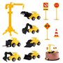 FANTESI Lot de 12 décorations de gâteau pour enfants