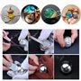 Allazone Silicone Moule de Outil Polissage Outil, Fichier, Papiers de Verre, Ciseaux, Brosse en Bois, Blocs de Polissage pour Le