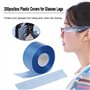 Sharplace 200pcs Housses Branches de Lunettes Tube Lunettes Protections Colorant Cheveux Outil de Bricolage Outils Salon