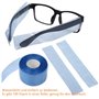 Sharplace 200pcs Housses Branches de Lunettes Tube Lunettes Protections Colorant Cheveux Outil de Bricolage Outils Salon
