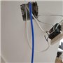 Akuoly Aiguille Tire fil électriques 5.0M Jeu de baguettes fibre de verre, Kit rétractable d’installation pour Cable en Boîtier 