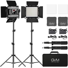 GVM Lumière vidéo LED 480 avec trépied