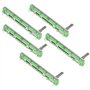 DollaTek 5Pcs 75MM B103 Potentiomètre à Glissière 10K Ohm Double Linéaire 10K Potentiomètre Électronique