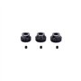 DollaTek 3PCS M0.6 17T-28T Engrenage de Moteur à pignon en métal pour Arbre de 5 mm 1/8 RC Pièces de Rechange de Moteur de Voitu