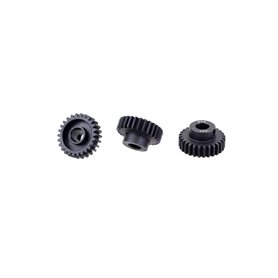 DollaTek 3PCS M0.6 17T-28T Engrenage de Moteur à pignon métallique pour pièces de Rechange de Moteur de Voiture d'arbre de 5 mm