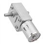 DollaTek JGY-370 DC 12V 150RPM Motoréducteur à vis sans fin à double arbre Motoréducteur réducteur autobloquant