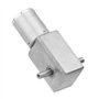 DollaTek JGY-370 DC 12V 150RPM Motoréducteur à vis sans fin à double arbre Motoréducteur réducteur autobloquant