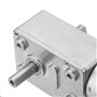 DollaTek JGY-370 DC 12V 150RPM Motoréducteur à vis sans fin à double arbre Motoréducteur réducteur autobloquant