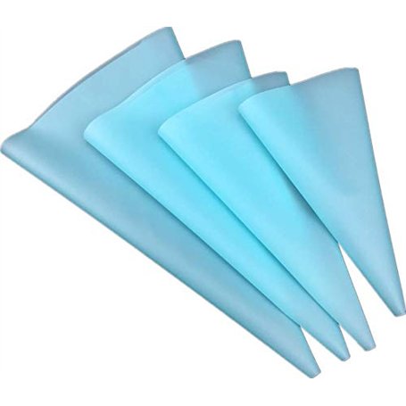 Chikanb 4 Pcs Poche à Douille Réutilisable en Silicone