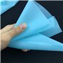 Chikanb 4 Pcs Poche à Douille Réutilisable en Silicone, Épaisse Poches à Douille à pâtisserie en Silicone DIY Gâteau Outil de Dé