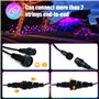 CheDux Guirlande Lumineuse Extérieure, 7.5M RGB LED Guinguette Exterieur Dimmable Avec 20 G40 Ampoules, Télécommande et Contrôle
