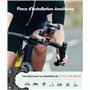 EOIWUY Support Telephone Velo, Installation Rapide Support Telephone Moto Bras Serrage Acier Amélioré Inoxydable & Verrouillage 