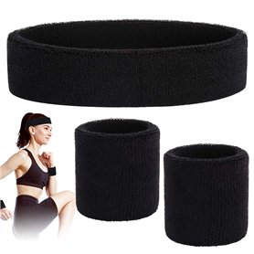 SUYIPCUS Lot de 3 bandeaux de transpiration pour hommes et femmes