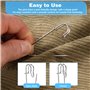 HEKOBAG Lot de 60 Grande Épingles à Nourrice, 3 Tailles Épingle de Sûreté 50mm/60mm/70mm, Épingles à Nourrice Bijoux, Épingles d