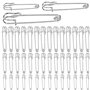 HEKOBAG Lot de 60 Grande Épingles à Nourrice, 3 Tailles Épingle de Sûreté 50mm/60mm/70mm, Épingles à Nourrice Bijoux, Épingles d