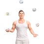 MUJUCHI Balles de Jonglage, 10pcs débutants balles de Jonglerie Douces et faciles balles de Jonglerie pour Enfants et Adultes