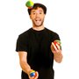 Dzxin Balles de Jonglage, 6 Pack Balle Jonglage PU Balles Doux Balle en Mousse pour Enfants et Débutants