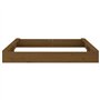 Bac à Sable, Boîte à Sable Jeu de Sable Aire de Jeux pour Enfant Bac à Sable avec sièges Marron Miel carré Bois de pin Massif