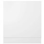 Toshilian Façade de Porte Lave-Vaisselle, Habillage de Porte Lave Vaisselle Panneau de Lave-Vaisselle Blanc 59,5x3x67 cm Agglomé