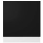 Toshilian Façade de Porte Lave-Vaisselle, Habillage de Porte Lave Vaisselle Panneau de Lave-Vaisselle Noir 59,5x3x67 cm Agglomér