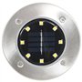 Lot de 8 Lampe Solaire Extérieur, Spot Solaire Extérieur Lumière Eclairage Solaire Jardin Lampe solaire au sol 8 pcs Lumières LE