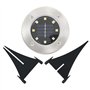 Lot de 8 Lampe Solaire Extérieur, Spot Solaire Extérieur Lumière Eclairage Solaire Jardin Lampe solaire au sol 8 pcs Lumières LE