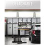 Support Jerrican 20L, Bidon Metal, Verrouillable & Amovible, Bidons pour Carburants 20L, Support pour jerricane Automobile