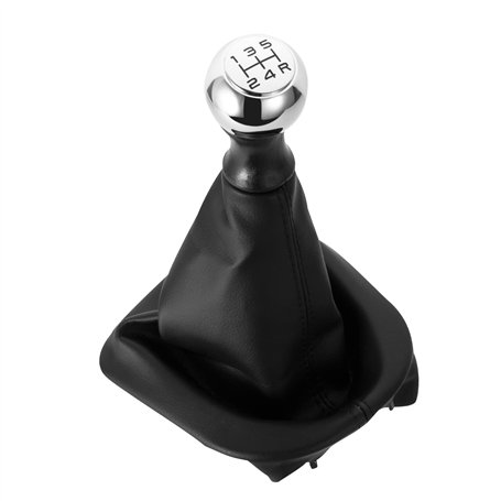 DOMENICA Pommeau de Levier de Vitesse Compatible avec Soufflet pour Peugeot 207 307 308 607 608 Citroen C3 C4 C5