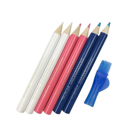 Tonone 6 pièces Crayon de Couture pour Couture avec Bouchon à Pinceau