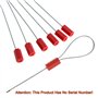 Joint de Câble de Sécurité,50 pcs Sceaux de Sécurité à Câble Métallique Scellés de Sécurité Câble Joints De Verrouillage Par Câb