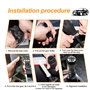 Fousenuk 5 Vitesses Pommeau de Levier de Vitesse, Manuel Pommeau de Vitesse Compatible pour Peugeot 106 107 207 301 307 308 407 