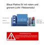 GERUI Lot de 10 modules relais 5 V 1 canal contacteur télérupteur - Trigger bas niveau pour PIC AVR DSP ARM MCU - Compatible ave