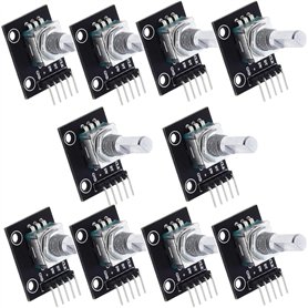 KY-040 Lot de 10 encodeurs rotatifs à angle rotatif à 360 °