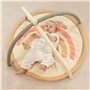 Hakuna Matte Baby Play Gym - Tapis de jeu pour bébé très épais et doux avec miroir de découverte et 4 jouets pour enfants - Baby