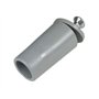 Rolatec Lot de 10 butées de volet roulant Gris 40 mm