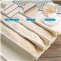 KLYNGTSK Tissu de Boulanger Professionnel 90*60CM Couche de Boulanger Antiadhésif Toile de Lin Boulangerie Naturel Fermentée de 