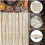 KLYNGTSK Tissu de Boulanger Professionnel 90*60CM Couche de Boulanger Antiadhésif Toile de Lin Boulangerie Naturel Fermentée de 